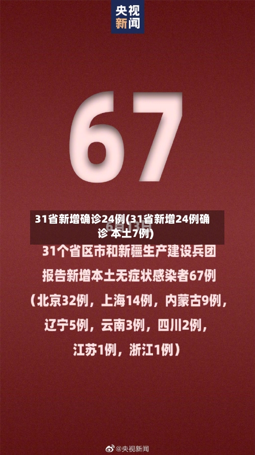 31省新增确诊24例(31省新增24例确诊 本土7例)-第2张图片