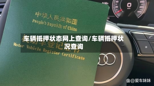 车辆抵押状态网上查询/车辆抵押状况查询