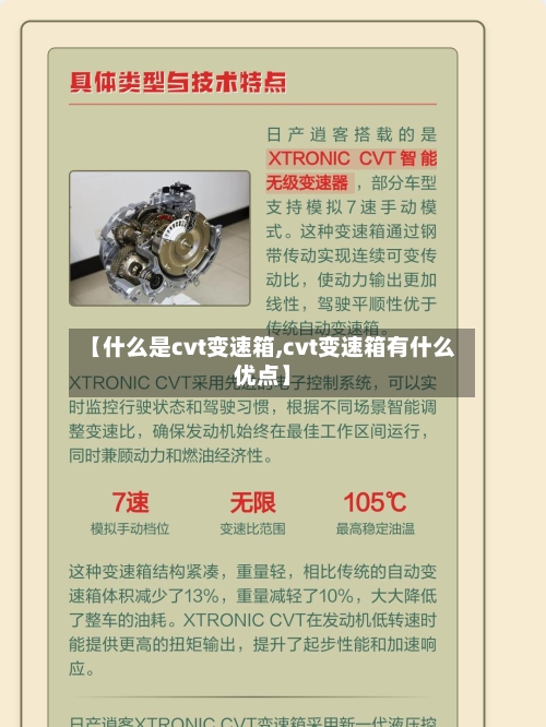 【什么是cvt变速箱,cvt变速箱有什么优点】