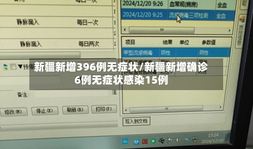 新疆新增396例无症状/新疆新增确诊6例无症状感染15例