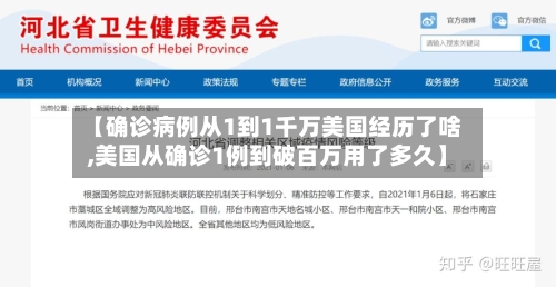 【确诊病例从1到1千万美国经历了啥,美国从确诊1例到破百万用了多久】