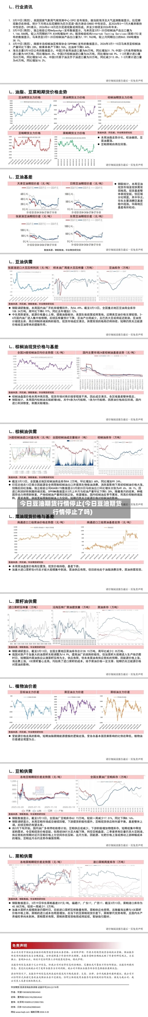 今日豆油期货行情停止(今日豆油期货行情停止了吗)-第2张图片