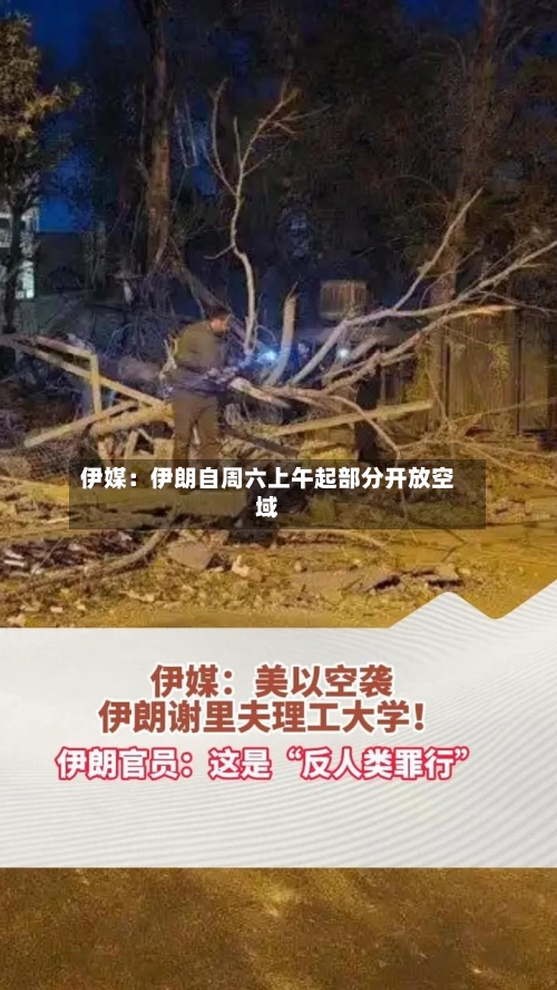 伊媒：伊朗自周六上午起部分开放空域-第2张图片