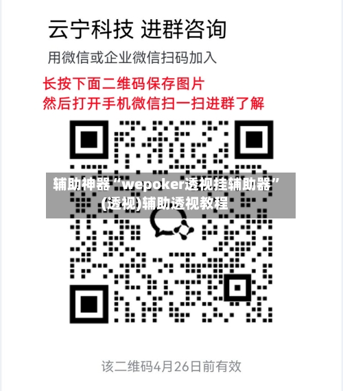 辅助神器“wepoker透视挂辅助器”(透视)辅助透视教程-第3张图片