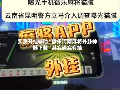 实测开挂辅助“微乐河南麻将外卦神器下载”其实确实有挂-第3张图片