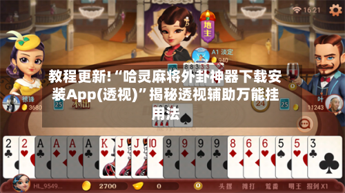 教程更新!“哈灵麻将外卦神器下载安装App(透视)	”揭秘透视辅助万能挂用法-第2张图片