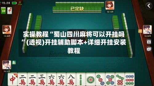 实操教程“蜀山四川麻将可以开挂吗”(透视)开挂辅助脚本+详细开挂安装教程-第3张图片