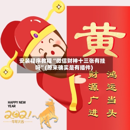 安装程序教程“微信财神十三张有挂吗”(原来确实是有插件)-第3张图片