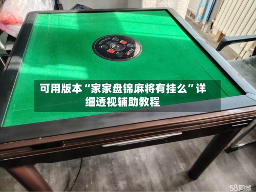 可用版本“家家盘锦麻将有挂么”详细透视辅助教程-第2张图片