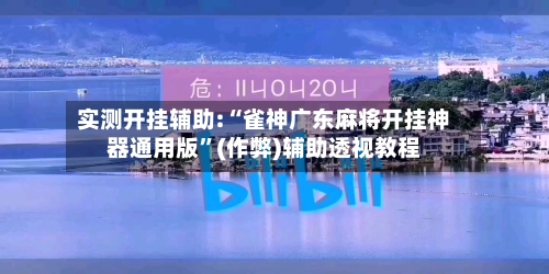 实测开挂辅助:“雀神广东麻将开挂神器通用版”(作弊)辅助透视教程-第2张图片