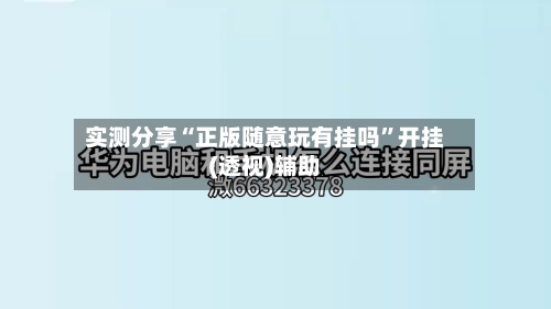 实测分享“正版随意玩有挂吗”开挂(透视)辅助-第3张图片