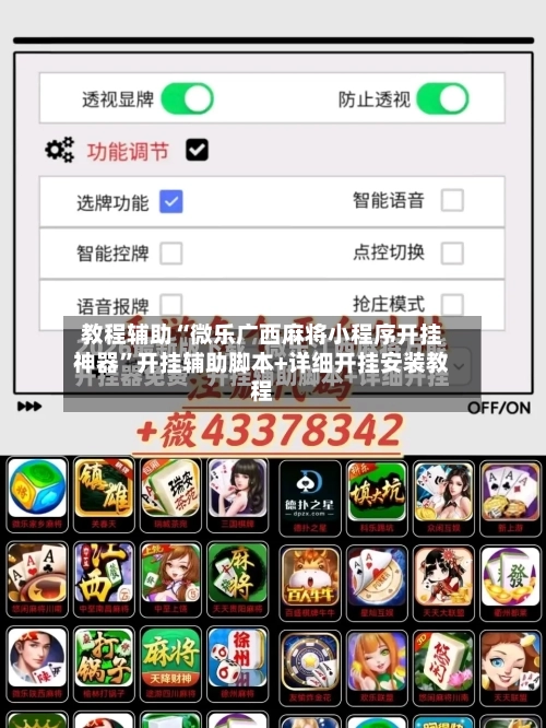 教程辅助“微乐广西麻将小程序开挂神器”开挂辅助脚本+详细开挂安装教程-第3张图片