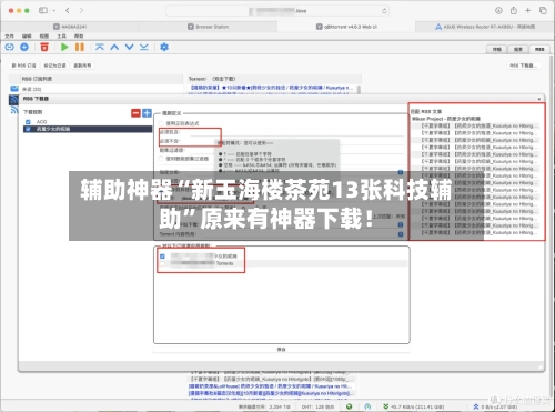 辅助神器“新玉海楼茶苑13张科技辅助”原来有神器下载！-第3张图片