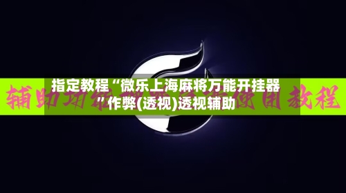 指定教程“微乐上海麻将万能开挂器”作弊(透视)透视辅助-第3张图片