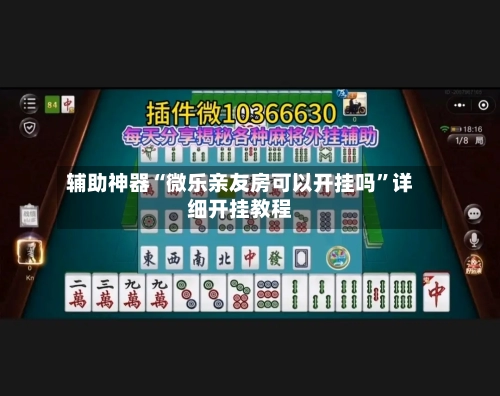 辅助神器“微乐亲友房可以开挂吗”详细开挂教程-第3张图片