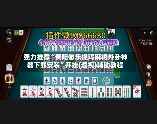 强力推荐“贵阳微乐捉鸡麻将外卦神器下载安装”开挂(透视)辅助教程-第2张图片