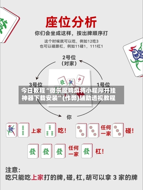 今日教程“微乐捉鸡麻将小程序开挂神器下载安装”(作弊)辅助透视教程