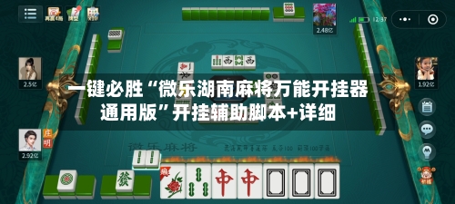 一键必胜“微乐湖南麻将万能开挂器通用版”开挂辅助脚本+详细