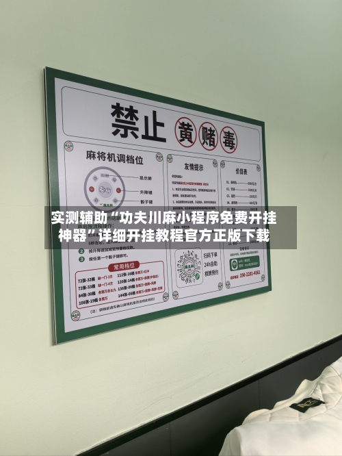 实测辅助“功夫川麻小程序免费开挂神器”详细开挂教程官方正版下载-第3张图片