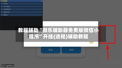 教程辅助“微乐辅助器免费版微信小程序”开挂(透视)辅助教程-第3张图片