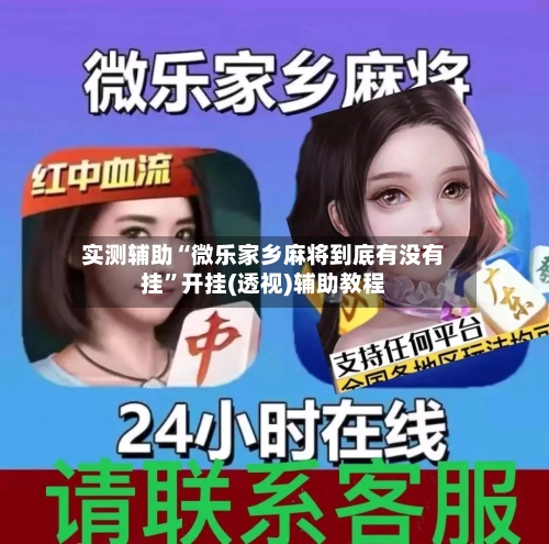 实测辅助“微乐家乡麻将到底有没有挂”开挂(透视)辅助教程-第2张图片