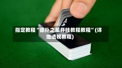 指定教程“德扑之星开挂教程教程”(详细透视教程)-第2张图片
