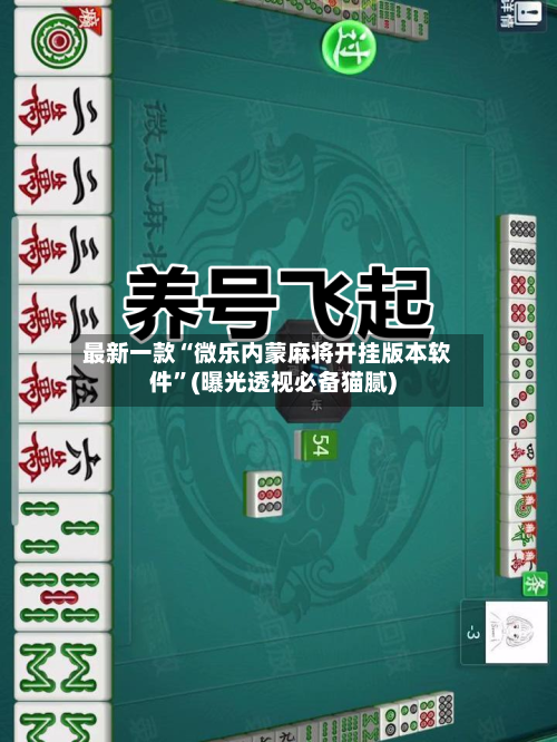 最新一款“微乐内蒙麻将开挂版本软件”(曝光透视必备猫腻)
