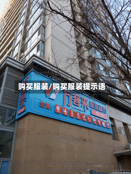 购买服装/购买服装提示语-第2张图片