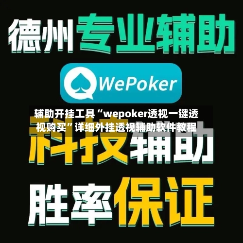 辅助开挂工具“wepoker透视一键透视购买”详细外挂透视辅助软件教程-第2张图片