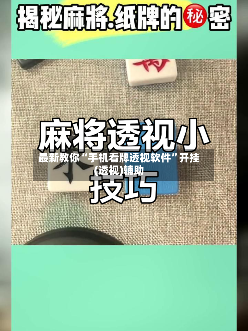 最新教你“手机看牌透视软件	”开挂(透视)辅助-第3张图片