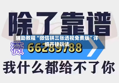 辅助教程“微信拼三张透视免费版”详细开挂玩法-第2张图片