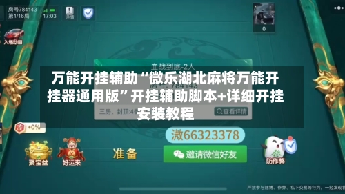 万能开挂辅助“微乐湖北麻将万能开挂器通用版”开挂辅助脚本+详细开挂安装教程-第2张图片