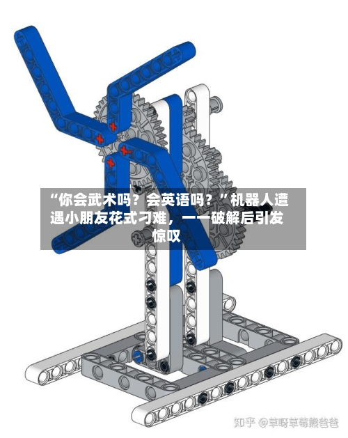 “你会武术吗？会英语吗？”机器人遭遇小朋友花式刁难，一一破解后引发惊叹-第2张图片