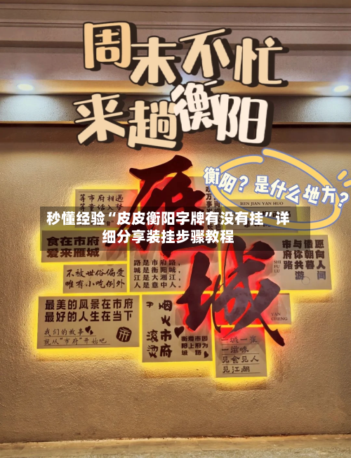 秒懂经验“皮皮衡阳字牌有没有挂”详细分享装挂步骤教程