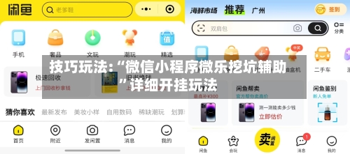 技巧玩法:“微信小程序微乐挖坑辅助”详细开挂玩法-第3张图片