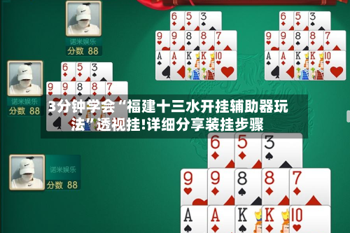 3分钟学会“福建十三水开挂辅助器玩法”透视挂!详细分享装挂步骤-第2张图片