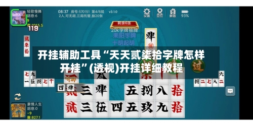 开挂辅助工具“天天贰柒拾字牌怎样开挂”(透视)开挂详细教程-第2张图片