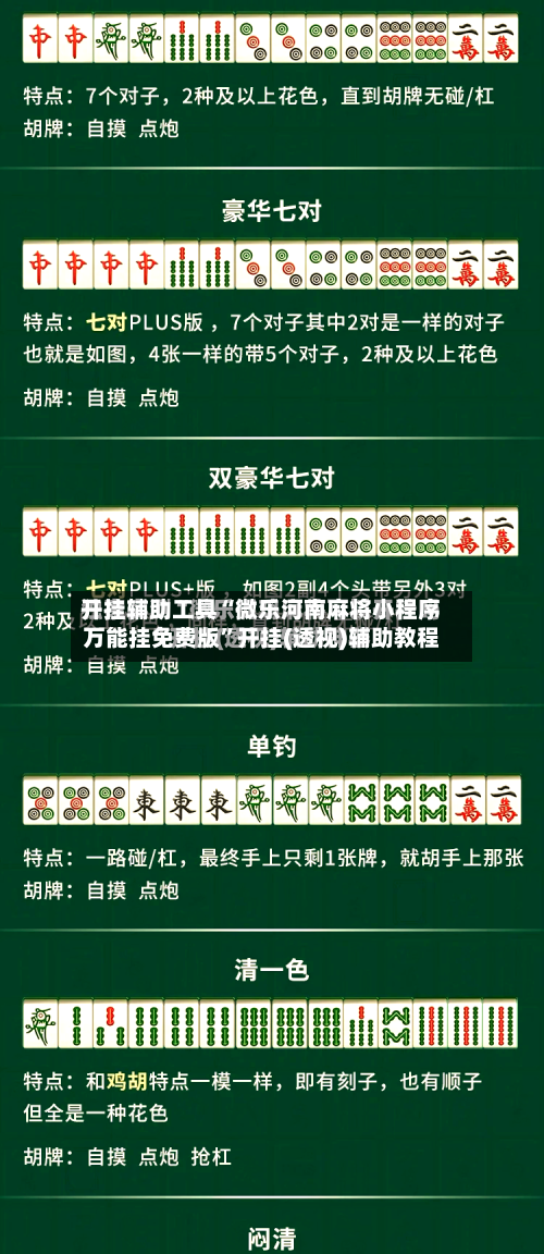 开挂辅助工具“微乐河南麻将小程序万能挂免费版”开挂(透视)辅助教程-第3张图片