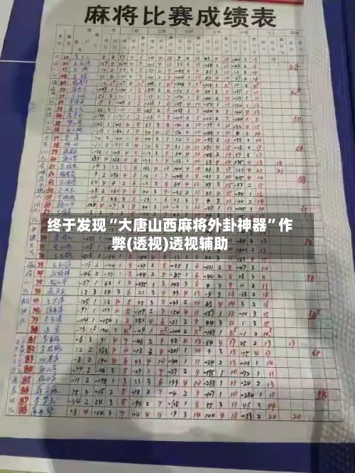 终于发现“大唐山西麻将外卦神器	”作弊(透视)透视辅助-第2张图片