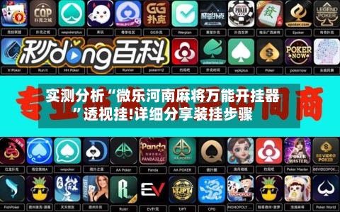 实测分析“微乐河南麻将万能开挂器”透视挂!详细分享装挂步骤-第2张图片