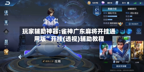 玩家辅助神器:雀神广东麻将开挂通用版”开挂(透视)辅助教程-第3张图片