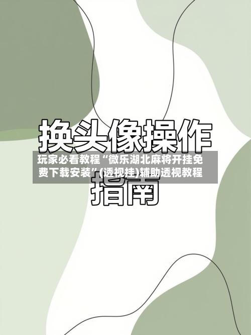 玩家必看教程“微乐湖北麻将开挂免费下载安装”(透视挂)辅助透视教程-第2张图片