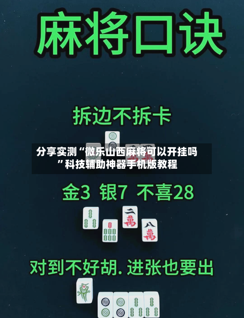 分享实测“微乐山西麻将可以开挂吗	”科技辅助神器手机版教程-第2张图片