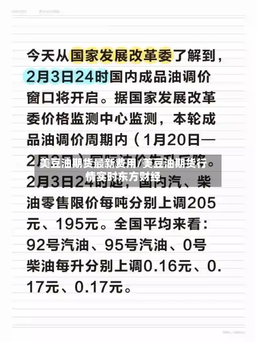 美豆油期货最新费用/美豆油期货行情实时东方财经