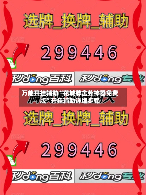 万能开挂辅助“花城牌舍卦神器免费版”开挂辅助详细步骤-第3张图片