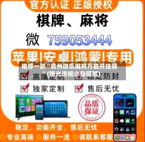 推荐一款“贵州微乐麻将万能开挂器”(曝光透视必备猫腻)-第2张图片