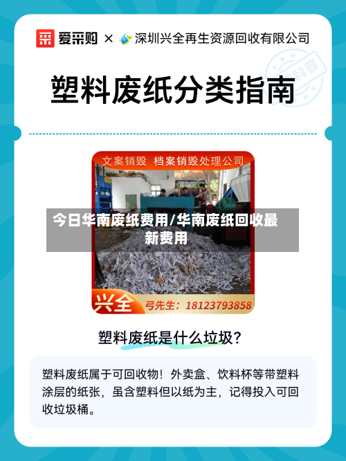 今日华南废纸费用/华南废纸回收最新费用