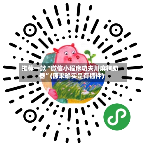 推荐一款“微信小程序功夫川麻辅助器	”(原来确实是有插件)-第2张图片