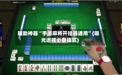 辅助神器“手游麻将开挂器通用”(曝光透视必备猫腻)-第3张图片