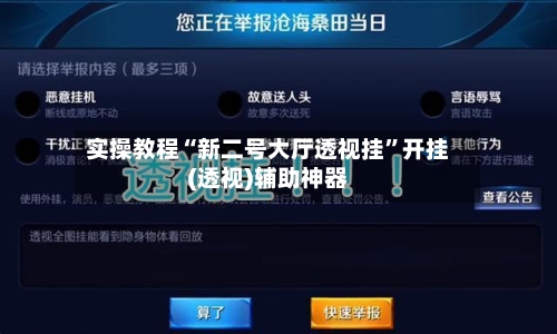 实操教程“新二号大厅透视挂”开挂(透视)辅助神器-第2张图片
